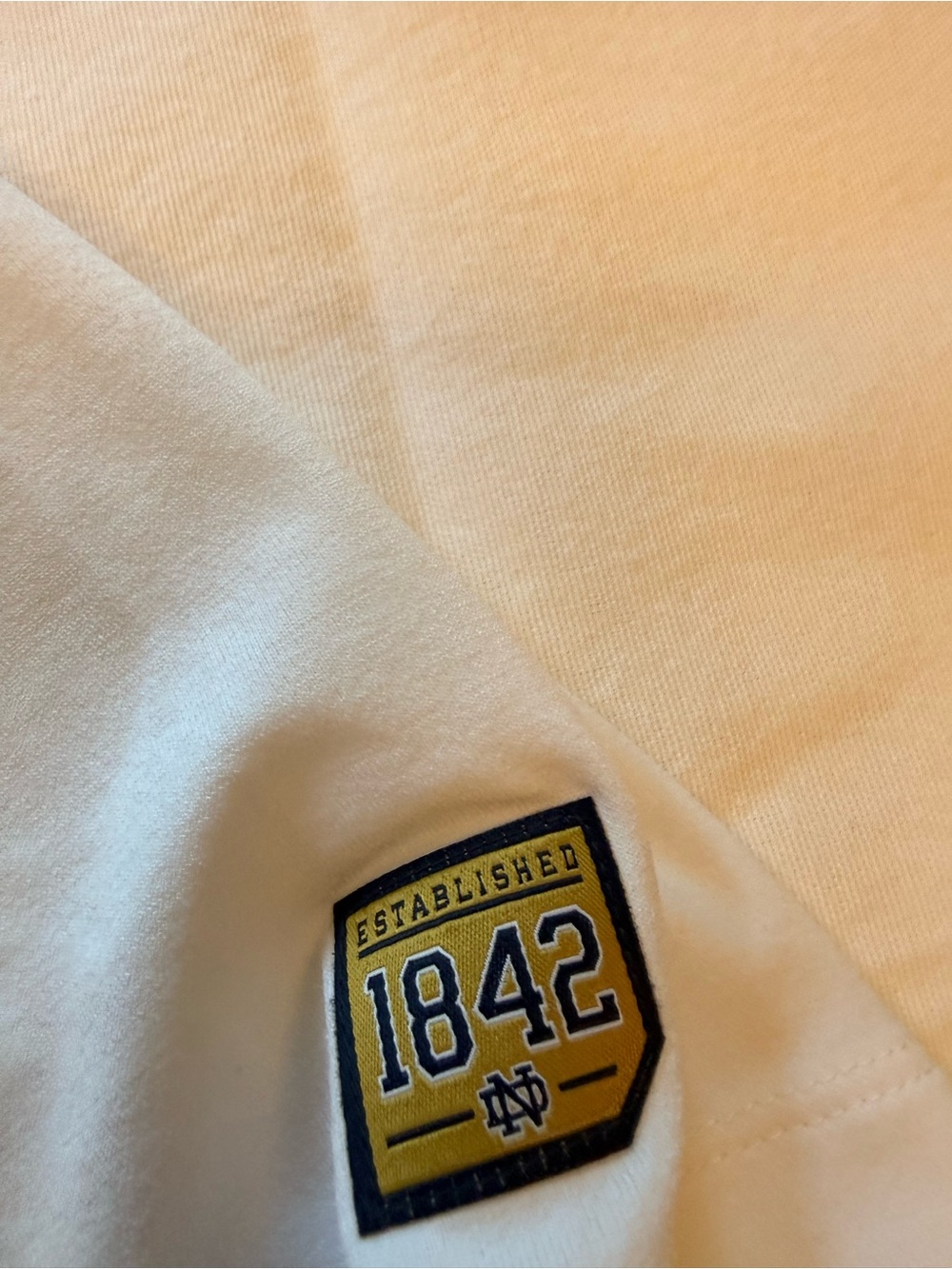 Under Armour Notre Dame White Performance Polo - Picture 3 of 6